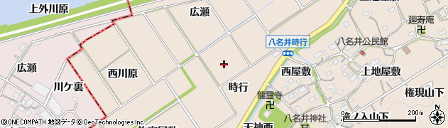 愛知県新城市八名井東畑周辺の地図
