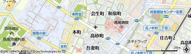 平井うなぎ店周辺の地図