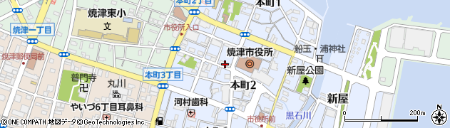 清水銀行焼津支店 ＡＴＭ周辺の地図