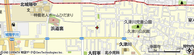 浜道裏第1幼児公園周辺の地図