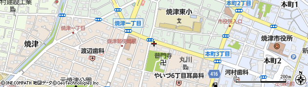 SPORTS BAR TWOーWAY ツーウェイ 焼津店周辺の地図