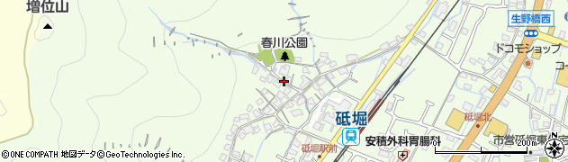 兵庫県姫路市砥堀周辺の地図