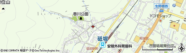 兵庫県姫路市砥堀598周辺の地図
