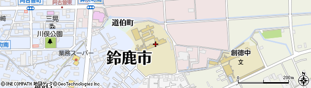 三重県立飯野高等学校周辺の地図