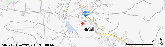 三重県亀山市布気町643周辺の地図