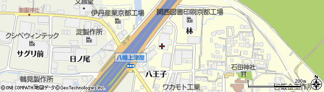 京都府八幡市上津屋林60周辺の地図