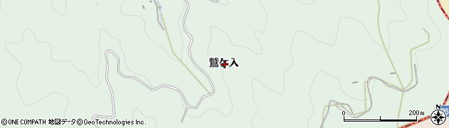 愛知県額田郡幸田町大草鷲ケ入周辺の地図