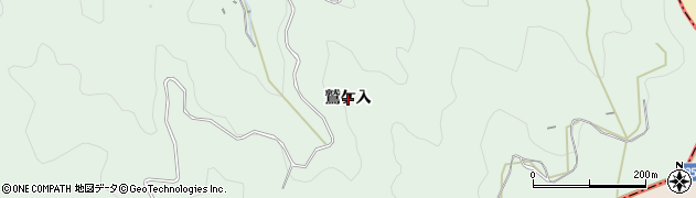 愛知県幸田町（額田郡）大草（鷲ケ入）周辺の地図