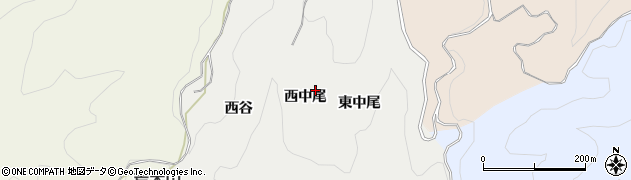 京都府宇治田原町（綴喜郡）荒木（西中尾）周辺の地図