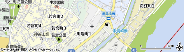 愛知県碧南市川端町周辺の地図