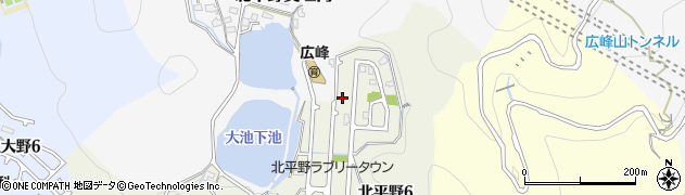 北平野タウン第五号公園周辺の地図