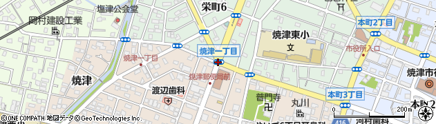 焼津１周辺の地図