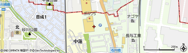 愛知県知多郡武豊町石川周辺の地図
