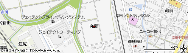 愛知県額田郡幸田町菱池丸吉周辺の地図