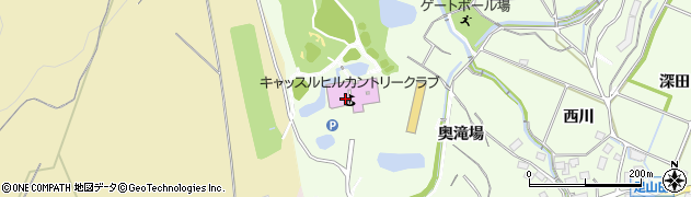 愛知県豊川市足山田町（奥滝場）周辺の地図