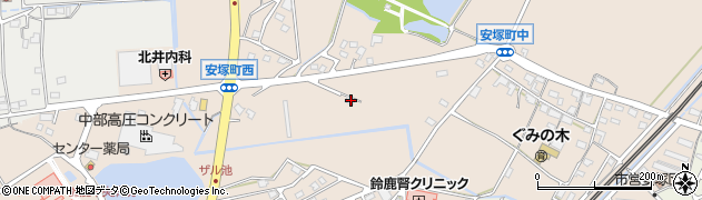 三重県鈴鹿市安塚町1576周辺の地図
