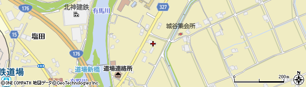 兵庫六甲農業協同組合　神戸地域事業本部道場支店周辺の地図