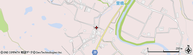 兵庫県三木市口吉川町里脇80周辺の地図