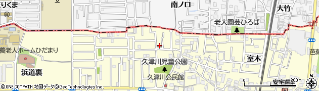 京都府城陽市平川野原27周辺の地図