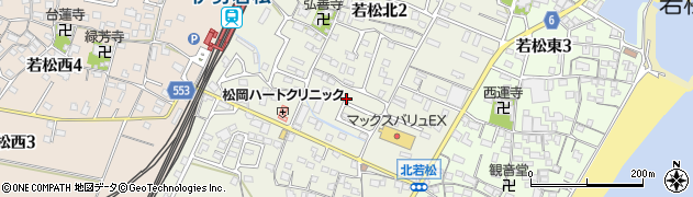 三重県鈴鹿市若松北周辺の地図