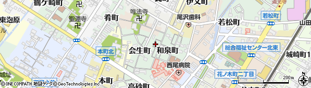 宝珠寺周辺の地図