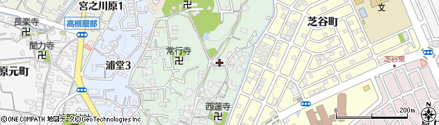 大阪府高槻市浦堂本町周辺の地図