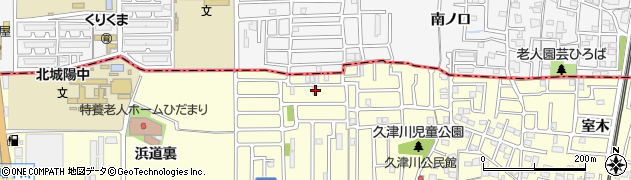 京都府城陽市平川長筬5周辺の地図