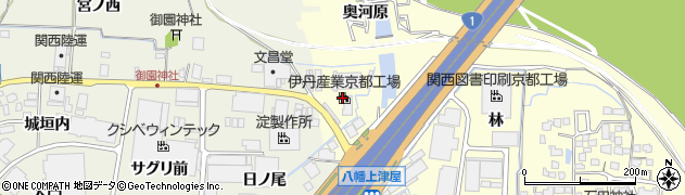 京都府八幡市上津屋尼ケ池39周辺の地図