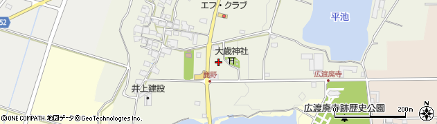兵庫県小野市鹿野町周辺の地図
