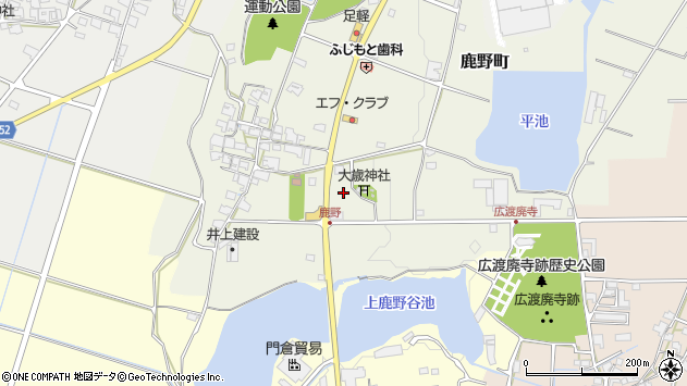 〒675-1364 兵庫県小野市鹿野町の地図