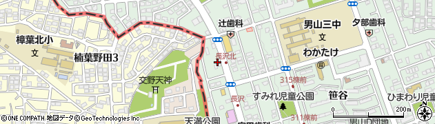 京都府八幡市男山長沢6周辺の地図