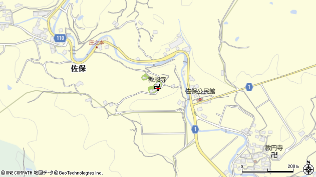 〒568-0095 大阪府茨木市佐保の地図