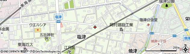 塩津マッサージ治療院周辺の地図