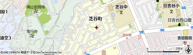 大阪府高槻市芝谷町周辺の地図