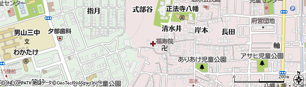 京都府八幡市八幡隅田口4周辺の地図