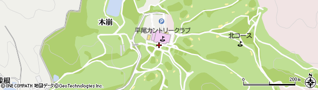 平尾カントリークラブ周辺の地図