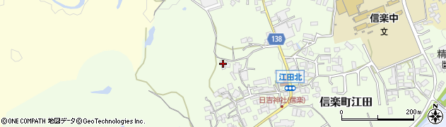 滋賀県甲賀市信楽町江田534周辺の地図