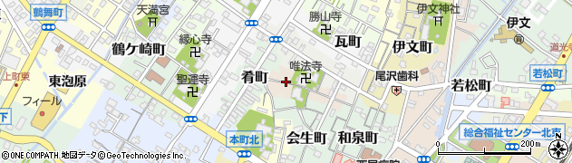 愛知県西尾市順海町周辺の地図