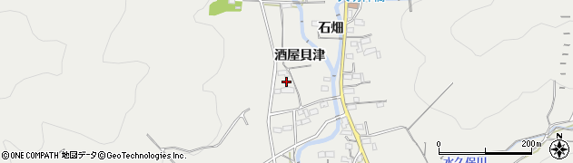 愛知県豊川市千両町（酒屋貝津）周辺の地図