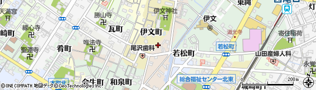 伊文会館周辺の地図