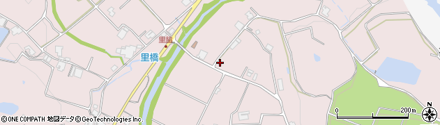 兵庫県三木市口吉川町里脇327周辺の地図