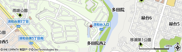 兵庫県川西市多田院（滝ヶ原）周辺の地図