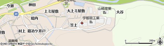 愛知県新城市八名井（赤松）周辺の地図