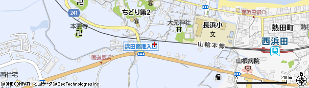 島根県浜田市長浜町中原周辺の地図