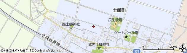 三重県鈴鹿市土師町周辺の地図