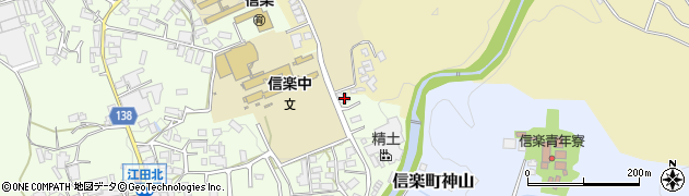 滋賀県甲賀市信楽町江田949周辺の地図