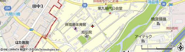 静岡県焼津市保福島周辺の地図