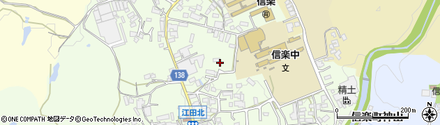 滋賀県甲賀市信楽町江田959周辺の地図