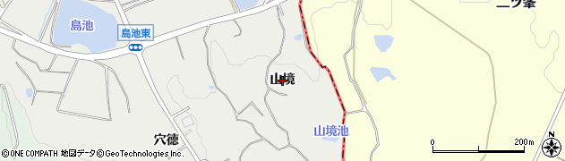 愛知県常滑市樽水（山境）周辺の地図