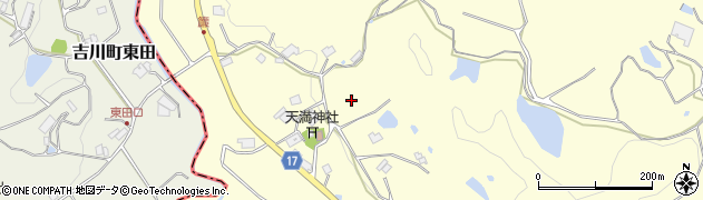 兵庫県神戸市北区大沢町（簾）周辺の地図